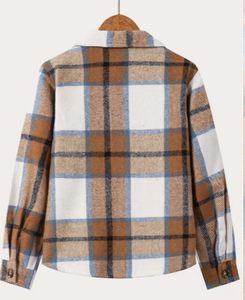 Chemise en flanelle à carreaux pour homme, en coton, manches longues, boutonnée, style à carreaux, Hardihood International pour adultes - Product Image 2
