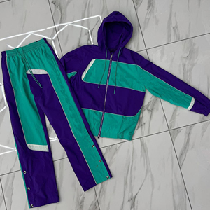 2027 <b>Men</b> Casual Tracksuit Full <b>Zip</b> Running Jogging Athletic Sports Soccer <b>Jacket</b> And Pants Sets Windproof Sweat Suits - Product Image 4
