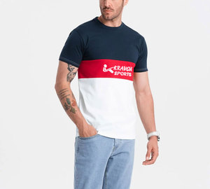 ออกแบบโลโก้ของคุณเอง โรงงานผลิตเสื้อยืดคุณภาพสูงสำหรับผู้ชาย คอกลม เสื้อยืดผู้ชายสั่งทำพิเศษ - Product Image 3