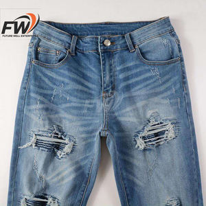 Pantalones Vaqueros de Mezclilla de Alta Calidad, Corte Ajustado, a la Moda, para Hombre, Fabricante, Precio al por Mayor 2025, Pantalones de Mezclilla para Adultos - Product Image 4