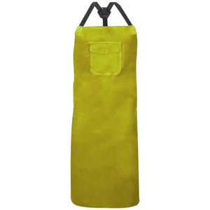 Premium Cowhide Split Leather Sleeveless Welder Apron Heavy Duty Safety with <b>Fire</b>-Resistant Oil-Resistant Adjustable Waist Work - Product Image 6