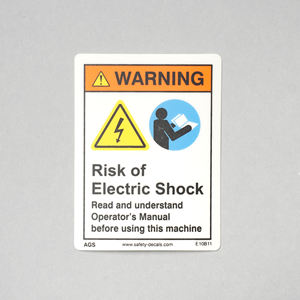 Autocollant de sécurité électrique haute tension, signalisation de danger, étanche et résistant à la chaleur pour usage industriel - Product Image 4