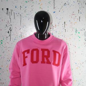 Sweat-shirts FORD à col montant 450 GSM, broderie personnalisée avec nom, coupe ample et oversize, 100% coton molletonné French Terry - Product Image 5