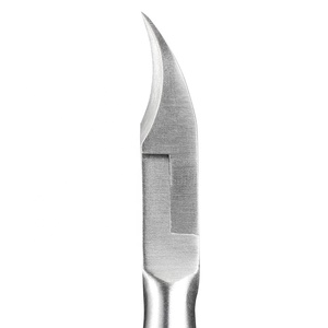 Hot Sale Wholesale Factory Sputterproof Cuticle Nippers Professional Stainless Steel Plastic Handle Wide Jaw Nail Clipper - Product Image 2