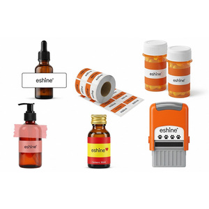 Stiker Label medis kustom tahan air pabrik stiker Vial obat pil cetak kustom Label botol farmasi - Product Image 1