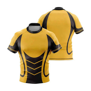 เสื้อรักบี้พิมพ์ลายตามสั่ง มีไซส์พลัสไซส์ ชุดทีม ผ้าต้านเชื้อแบคทีเรียและระบายความชื้น - Product Image 3