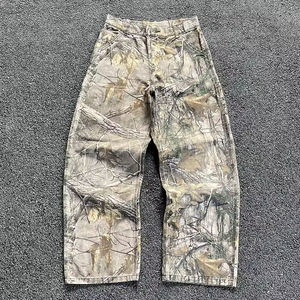 Pantalon de chasse cargo pour homme en coton 100% de haute qualité, camouflage, style parachute, personnalisable OEM/ODM, collection 2026 - Product Image 6