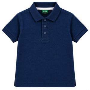 Polo à manches courtes imprimé en coton 100% 180g, haute couture pour garçons, personnalisé - Product Image 1