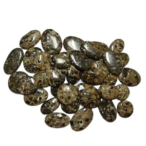 พลอยเทอร์ริตล่าอาเกตธรรมชาติทรงรีตัดเป็นรูปวงรีทรงหลวมฟรีขนาดสำหรับทำเครื่องประดับ - Product Image 1