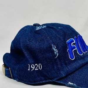 หมวกเบสบอลยีนส์สีน้ำเงินเข้ม Zeta Phi Beta รุ่น Finer แต่งลายปักสีน้ำเงิน พร้อมสายปรับได้ สไตล์ลำลอง แฟชั่น - Product Image 6