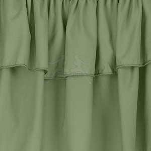 Jupe à volants confortable pour femme, jupe à volants haut de gamme pour femme, tissu respirant avec taille élastique et couches de volants tendance - Product Image 6