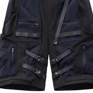 Pantalones Cortos de Trabajo de Alta Visibilidad para Hombre, 100% Poliéster, Económicos, con Cinta Reflectante, Uniformes de Trabajo, Pantalones Cortos de Seguridad Reflectantes - Product Image 3