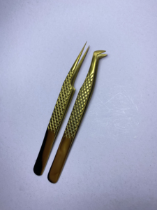 แหนบต่อขนตาปลายแหลมกันลื่น สแตนเลส สำหรับเครื่องมือแต่งหน้า ขายส่ง - Product Image 5