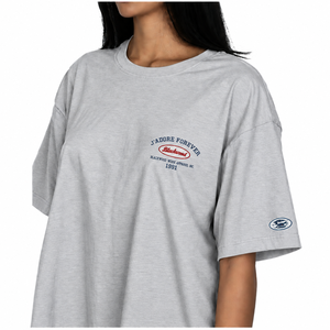 T-shirt pour femme en coton biologique, col rond, brodé, coupe ample, vente en gros auprès d'un fabricant de vêtements du Bangladesh - Product Image 5