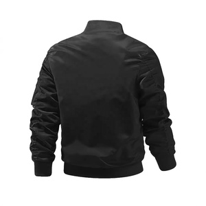 Tactical Windproof <b>Soft</b> <b>Shell</b> Hiking <b>Jackets</b> for <b>Men</b> <b>Men's</b> Olive Green Bomber <b>Jacket</b> Windproof Casual Zipper Closure Stand - Product Image 3