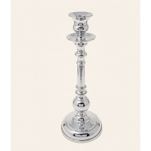 Vintage <b>Silver</b> Metal <b>Candlestick</b> Holder Elegant Taper Candle Stand for Wedding Centerpieces Christmas Home Decor and Hotel Use - Product Image 3