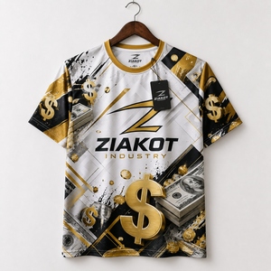 Fabricante de Camisetas Personalizadas, Camisetas de Algodón, Camisetas Extra Grandes, Impresión de Logotipos, Ropa Deportiva al por Mayor, ZIAKOT INDUSTRY Pakistán - Product Image 1