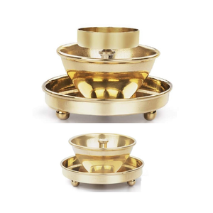 Metal Tealight Candle <b>Oil</b> Burner Warmer Wax Geometric Metal Tealight Scented Wax Melts Warmers Fragrance <b>Oil</b> <b>Diffuser</b> - Product Image 2