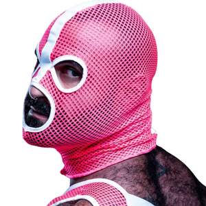 Máscara de malla negra para hombre, diseño de boca abierta, impermeable, ecológica, para sexo vaginal y anal, ejercicios de Kegel, ropa de club. - Product Image 3