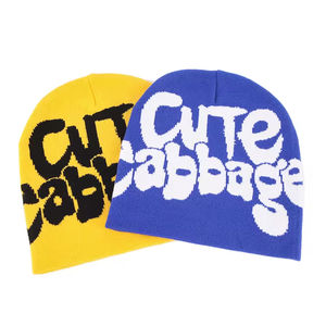 Bonnet d'hiver personnalisé sans revers en jacquard tricoté plat 100 % acrylique respirant et imperméable, avec logo intégral, unisexe adulte - Product Image 4