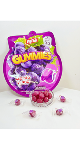 Fabricante de Dulces de Goma con Sabor a Uva, Halal, Multicapa, Suaves y Masticables, Marca Privada OEM ODM - Product Image 3