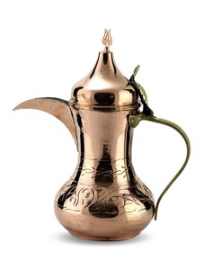 Dallah à design martelé, grande capacité de rangement, taille et finition personnalisées, avec couvercle, pour usage domestique, hôtelier et en restauration - Product Image 2