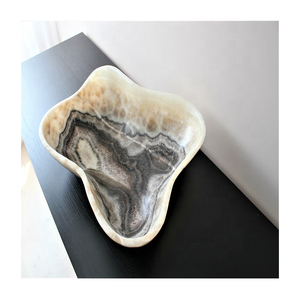 Bol en onyx moderne marbre vert de haute qualité avec surface polie Garantie d'un an pour les hôtels de cuisine Prix de gros disponible - Product Image 2