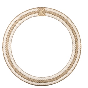New Style Jute and Cotton Rope Style Custom Home Decor Round Macrame <b>Hanging</b> <b>Wall</b> Decorative Mirror with <b>Boho</b> Fringe - Product Image 1