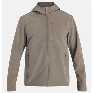 Chaqueta de Forro Polar con Capucha para Hombre de Alta Calidad, Chaqueta Deportiva y Casual para Exteriores, Cortavientos, Transpirable, con Cierre y Logotipo Personalizado - Product Image 2