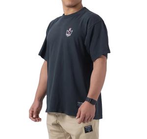 300Gsm en blanco 100% algodón camiseta de gran tamaño hombro caído hombres peso pesado camiseta - Product Image 1