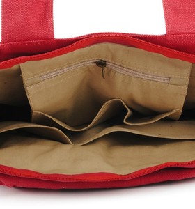 Sac à dos de luxe en toile pour femme avec fermeture éclair, doublure en polyester, résistant à l'eau, motif uni, toutes saisons, pour le bureau - Product Image 2