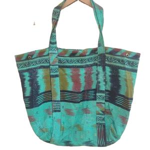 Bolso Tote Acolchado Vintage de Color Sólido Ligero al por Mayor con Forro de Algodón Suave, Bolso de Hombro de Algodón de Gran Capacidad para Mujer - Product Image 1