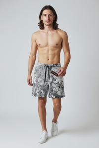 Shorts en maille polyester pour hommes, taille plus, basiques d'été, imprimés par sublimation, logo personnalisé, meilleurs shorts de basket-ball streetwear pour hommes - Product Image 5