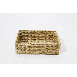 Sustainable Classic Water Hyacinth Rectangular Multifunction Storage <b>Basket</b> for Bathroom Kitchen & Living Room - Product Image 1