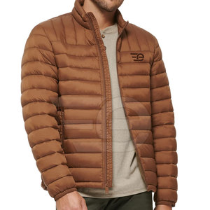 Chaqueta Acolchada para Hombre, Informal, Cálida, Ligera, para Invierno, Estilo Urbano, con Cierre, Manga Larga, a la Moda - Product Image 4