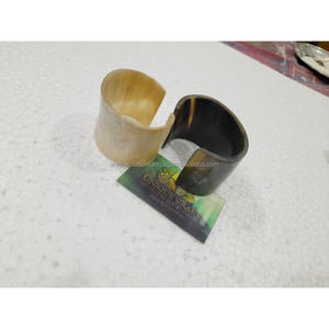 Conector de Acoplamiento de Cuerno Vintage Hecho a Mano y Duradero TerraHorn |   Adaptador de Tubo de Cuerno de Búfalo Rústico para Manualidades y Fontanería |   Venta al por mayor - Product Image 2