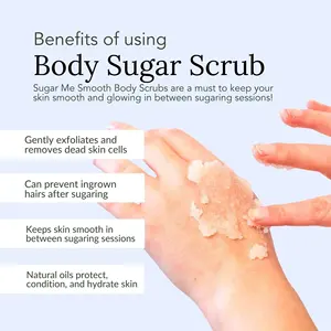 Exfoliante Corporal de Fresa con Azúcar, Marca Privada OEM, Exfoliante Corporal Hidratante para el Cuidado de la Piel, para una Piel Más Brillante y Suave - Product Image 2