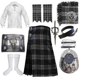 Ensemble complet de 11 pièces pour tenue Highland avec bordures de clochettes, en laine acrylique, durable, léger, couleur et taille personnalisables, pour la musique - Product Image 6