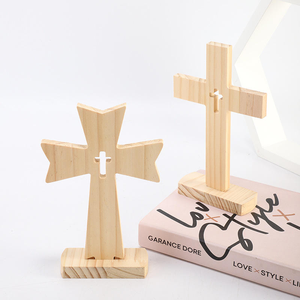 Cruz de Madera de Nuevo Diseño, Artesanía en Madera, Decoración al por Mayor - Product Image 2