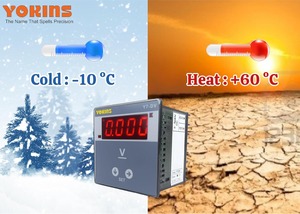 โวลต์มิเตอร์ Yokins DC 0-200V DC, รุ่น Y7-DV-200V, ขนาด 72x72 มม., รับประกันหนึ่งปี - Product Image 5