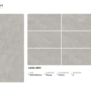 Azulejos de porcelana modernos de alta gama con acabado brillante, tamaño 600x1200, formato grande para pisos y paredes, para uso comercial. - Product Image 1