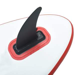 Aileron central en plastique noir 7,2''x8,3'' pour planche de paddle surf - Product Image 2