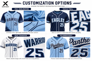Ensemble uniforme de baseball pour jeunes et adultes, sublimé, anti-humidité, manches courtes, coupe classique, toutes saisons, unisexe, pour sports d'équipe - Product Image 4
