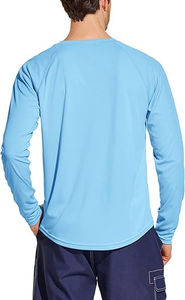 เสื้อตกปลาแห้งเร็ว UPF50+ แบบกำหนดเอง ขายส่ง เสื้อกีฬาแขนยาวป้องกันแสงแดด ระบายความชื้น - Product Image 2