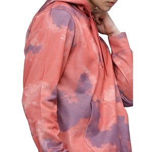 Custom Mens <b>Hoodie</b> With Trendy <b>Tie</b> <b>Dye</b> Print In Pullover Style From Basics Collection Lightweight Basics Mens <b>Hoodie</b> - Product Image 5
