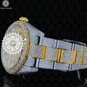 Montre de luxe Charm Jewells en acier inoxydable, boîtier de 40 mm, cristal saphir, mouvement mécanique analogique, résistance à l'eau 10 bars, pour homme - Product Image 2