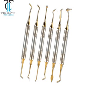 Kit d'instruments de restauration composite de qualité supérieure, outils de sculpture pour la pose de composites dentaires, réutilisables en acier inoxydable - Product Image 3