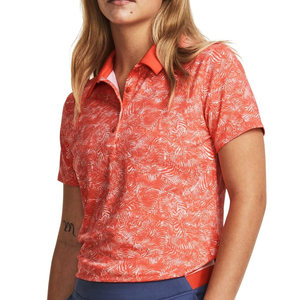 Nuevo diseño de camiseta polo sublimable informal y a la moda para damas, precio competitivo, logotipo personalizado impreso, camiseta polo para mujer - Product Image 1