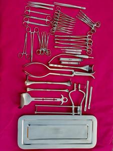 Ensemble d'instruments chirurgicaux obstétricaux pour césarienne, section caesarienne, chirurgie obstétricale gynécologique, réutilisable, en acier inoxydable - Product Image 4