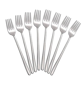 Dernière fourchette design en acier inoxydable pour salades de fruits, artisanat moderne, ensemble de couverts - Product Image 2